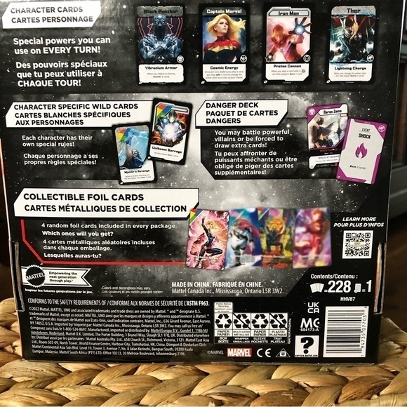 Uno Ultimate: Marvel Four super heroes Collection edition card game - Picture 6 of 6